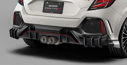 CIVIC 6BA-FK8 REAR UNDER SPOILER (UNPAINTED)