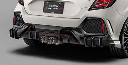 CIVIC DBA-FK8 REAR UNDER SPOILER (UNPAINTED)